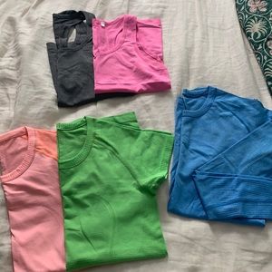 Bundle of Lululemon Swiftly Tech Tops